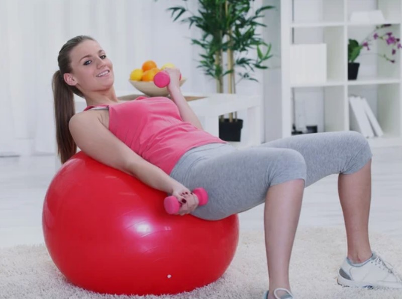 Pripomočki za telovadbo fitnes žoga 